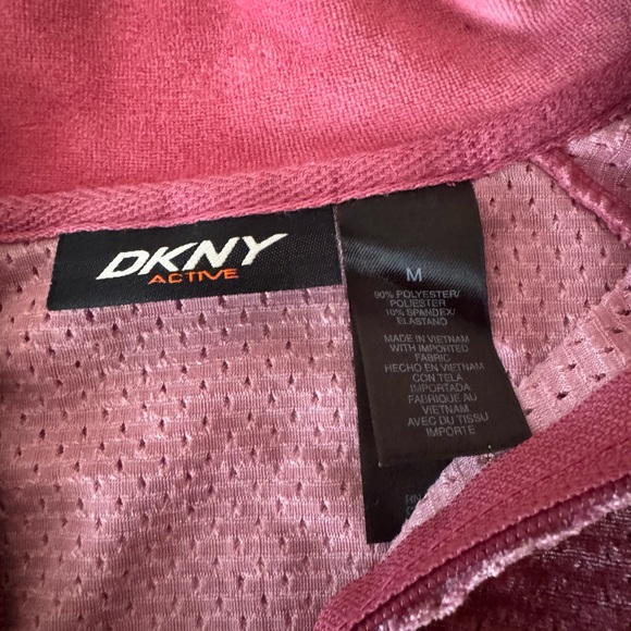 DKNY Track Jacket. Full Zip Hoodie. Vintage. Size: Medium - Picture 6 of 7